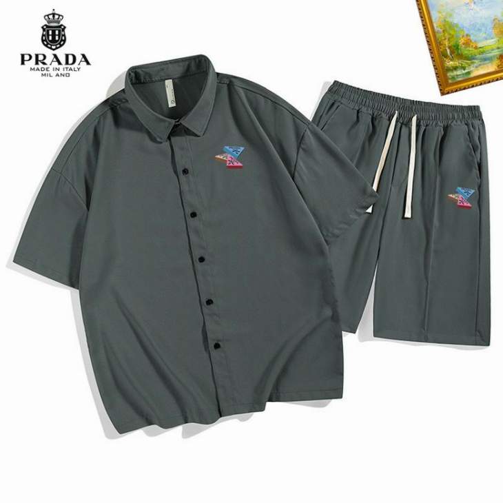 Picture of Prada Shirt Pant Suits _SKUPradaM-3XL25tn10624307